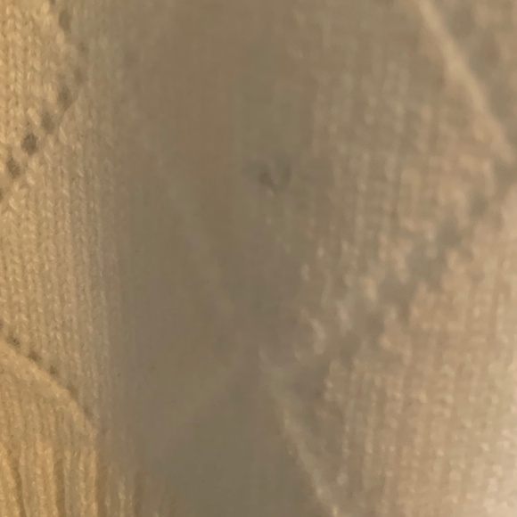 Ivory Cashmere Cropped Cardigan - Picture 12 of 13